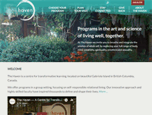 Tablet Screenshot of haven.ca